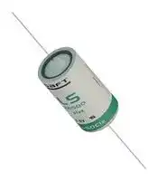 LS26500PLUSCNA: Battery, 3.6 V, C, Lithium Thionyl Chloride, 8.5 Ah, Axial Leaded, 1