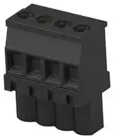 1546118-4: Pluggable Terminal Block, 5 mm, 4 Ways, 3 mm², Screw
