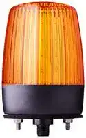 860541405: Beacon, Flashing/Rotating/Steady/Strobe, Amber, 24 V, IP67 / IP69, 100 mm H, 75 mm Lens/PDMC5 Series
