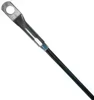 5203017: RTD Sensor, Ring Terminal, Black, Component with Leads, Class F 0.3, -50 °C, 260 °C, 1 kohm