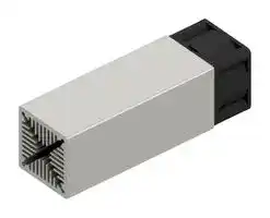 LAM 4 100 12: Fan / Force Cooled Heat Sink, 12VDC, 0.6 K/W, 40 mm, 40 mm, 100 mm, 24 m³/h, 46 dBA