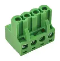 20020006-H041B01LF: TERMINAL BLOCK PLUGGABLE, 4 POSITION, 24-12AWG
