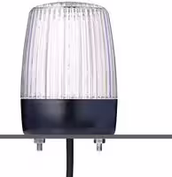 860504313: Beacon, Flashing/Steady, Transparent, 240 VAC, IP67 / IP69, 101 mm H, 75 mm Lens, PCH Series