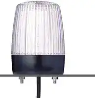 860504313: Beacon, Flashing/Steady, Transparent, 240 VAC, IP67 / IP69, 101 mm H, 75 mm Lens, PCH Series