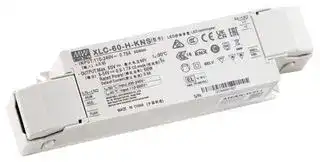 XLC-60-H-KNS: LED Driver, w/Strain-Relief, LED Lighting, 60 W, 54 V, 1.7 A, Constant Power, 100 VAC