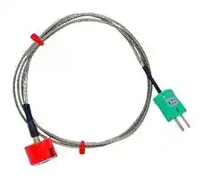 BMS-K-1M-MP (1.9KG PULL): Thermocouple, Button, K, Magnet, 3.28 ft, 1 m