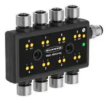 R95C-4B4UI-KQ: Signal Converter, 8-Port, IO-Link, Discrete, Current, Voltage, 2 Channels, 30 VDC