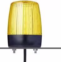 860507313: Beacon, Flashing/Steady, Yellow, 240 VAC, IP67 / IP69, 101 mm H, 75 mm Lens, PCH Series