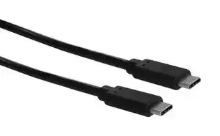 SC-3CCK020M: USB Cable, Type C Plug to Type C Plug, 2 m, 6.6 ft, USB 3.1, Black