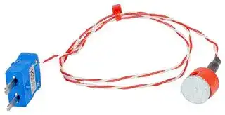 BMS-K-1M-MP-JIS: Thermocouple, Button, K, Magnet, 3.28 ft, 1 m
