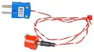 BMS-K-2M-MP-JIS: Thermocouple, Button, K, Magnet, 6.56 ft, 2 m
