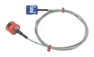BMS-K-1M-MP-J (1.9KG PULL): Thermocouple, Button, K, Magnet, 3.28 ft, 1 m