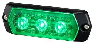 LPT-1M1-G: Warning Light, Green, 24VDC, 7.2W, IP68, NEMA 4X, NEMA 13, 13.5mm H, LPT Series