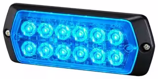 LPT-2M1-B: Warning Light, Blue, 24VDC, 14.4W, IP68, NEMA 4X, NEMA 13, 13.5mm H, LPT Series