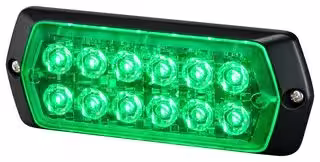 LPT-2M1-G: Warning Light, Green, 24VDC, 15.6W, IP68, NEMA 4X, NEMA 13, 13.5mm H, LPT Series
