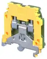 1SNA165113R1600: DIN Rail Mount Terminal Block, 2 Ways, 22 AWG, 12 AWG, 4 mm², Screw