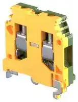 1SNA165114R1700: DIN Rail Mount Terminal Block, 2 Ways, 22 AWG, 8 AWG, 6 mm², Screw