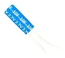 ADCR-E02R7SA105MB: Supercapacitor, 1 F, 2.7 V, Radial Leaded, ± 20%, 2.5 mm