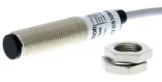 E3H2-DS10B4M-N 2M: Photoelectric Sensor, 100mm, Diffuse Reflective, Infrared LED, PNP, 2m Cable, 10-30VDC, E3H2 Series