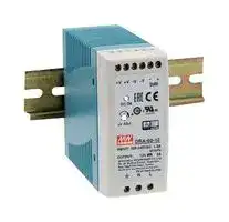 DRA-60-24: AC/DC DIN Rail Power Supply (PSU), ITE, 1 Output, 60 W, 24 V, 2.5 A
