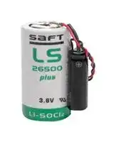 LSP26500B-J IPFAR: Battery, 3.6 V, C, Lithium Thionyl Chloride, 8.5 Ah, Connector, 1