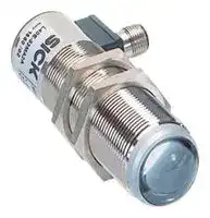 L41E-33MA2A: Photoelectric Sensor, Single Beam, Receiver, 84 m, M30 Dia, Axial, 4-Pin M12 Connector
