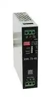 XDR-75-12: AC/DC DIN Rail Power Supply (PSU), Screw Terminal, ITE, Industrial & Laboratory Equipment, 1 Output