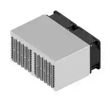 LA 10 100 24: Fan / Force Cooled Heat Sink, 24VDC, 0.055 K/W, 83 mm, 160 mm, 100 mm, 80 m³/h, 48 dBA