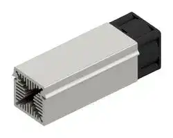 LAM 4 K 100 12: Fan / Force Cooled Heat Sink, 12VDC, 0.65 K/W, 40 mm, 40 mm, 100 mm, 24 m³/h, 46 dBA