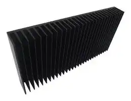SK 42 100 SA: Heat Sink, Standard Extruded, Black Anodized, 1.65 °C/W, 200 mm, 25 mm, 100 mm