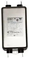 20EMC1: Power Line Filter, General Purpose, 250 VAC, 20 A, Single Phase, 2 Stage, Chassis Mount
