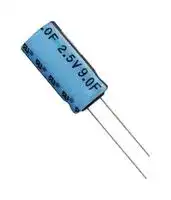M0810-2R5105-R: Supercapacitor, 1 F, 2.5 V, Radial Leaded, -20%, +80%, 3.5 mm, 1000 hours @ 60°C