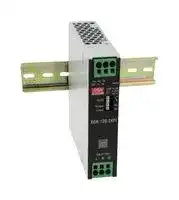 XDR-120-12PI: AC/DC DIN Rail Power Supply (PSU), Push-In, ITE, Industrial & Laboratory Equipment, 1 Output, 120 W