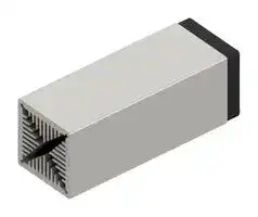 LAM 5 125 12: Fan / Force Cooled Heat Sink, 12VDC, 0.27 K/W, 50 mm, 50 mm, 125 mm, 14.3 m³/h, 27 dBA