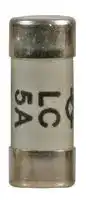 LC5: Fuse, Cartridge, 5 A, 240 V, 10.3mm x 25.8mm, TYPE L