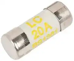 LC20: Fuse, Cartridge, 20 A, 240 V, 10.3mm x 25.8mm, TYPE L