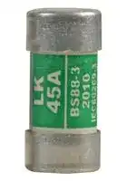 LK45: Fuse, Cartridge, 45 A, 240 V, 16.7mm x 35mm, TYPE L