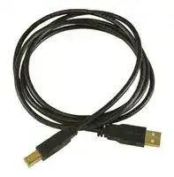 U022-006: COMPUTER CABLE, USB, 6FT, BLACK