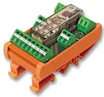 SR6ZA024: Safety Relay, 24 VDC, 3PST-NO, 3PST-NC, SR6Z Series, DIN Rail, 8 A, Cage Clamp