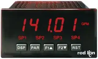 PAXC0030: COUNTER, 6 DIGIT, 36VDC, RED