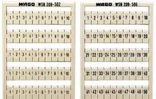 209-507: TERMINAL BLOCK MARKER, 51 TO 100