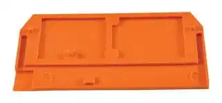 280-309.: END & INTERMEDIATE PLATE, DIN MOUNT TERMINAL BLOCK