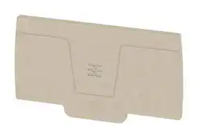 2429020000: END PLATE, WEMID, BEIGE