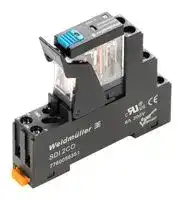 DRIKIT 12VDC 1CO LD/PB: POWER RELAY, SPDT, 10A, 250V, DIN RAIL