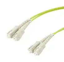 FODZSC-OM5-1: FIBRE CORD, SC DUPLEX-SC DUPLEX, MM, 1M