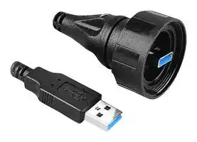 PX0840/A3/1M00.: USB CBL, 3.0 A PLUG-SEALED PLUG, 3.3FT