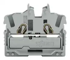 2050-0301: TERMINAL BLOCK, DIN RAIL, 2POS, 16AWG