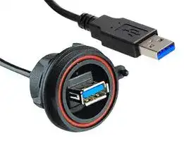 PX0844/A3/0M50/A3.: USB CBL, 3.0 SEALED A RCPT-PLUG, 19.7"