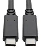 U420-003-G2-5A: USB CABLE, 3.1 TYPE C-TYPE C PLUG, 0.9M