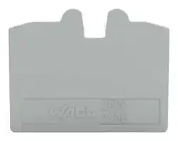 2050-1291.: END AND INTERMEDIATE PLATE, GRAY, RAIL